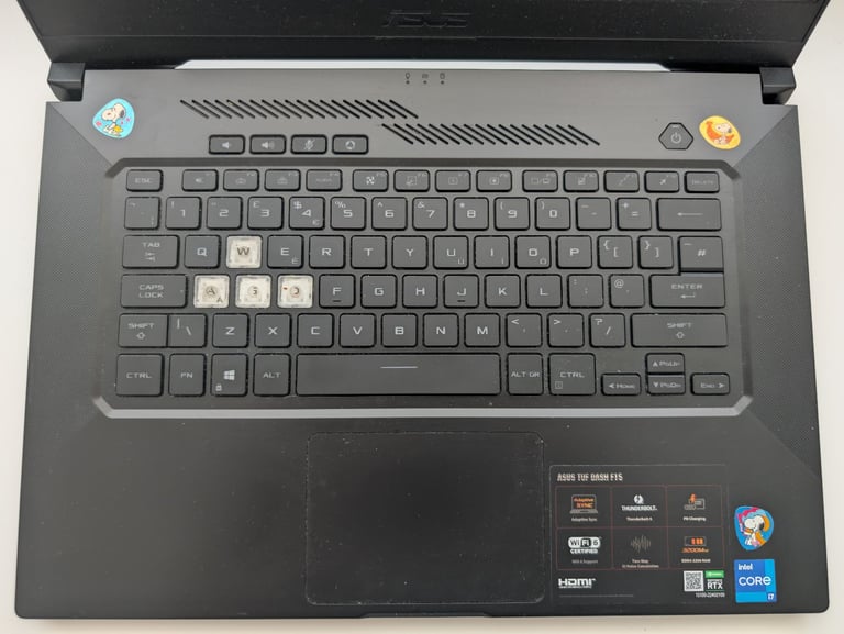ASUS NOTEBOOK TUF GAMING DASH F15 FX516PM I7-11370H/16GB/1TBSSD/RTX3060
