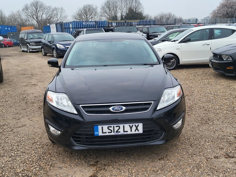 2012 FORD MONDEO 1.6 TDCi ECO ZETEC 5dr [Start Stop] BLACK £35 A YEAR ROAD TAX 