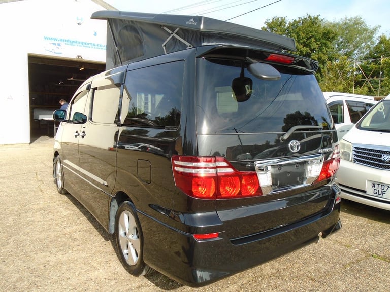 2008 TOYOTA ALPHARD CAMPER VAN,MOTORHOME,~OFF GRID SOLAR~FRIDGE/FREEZER~ULEZ