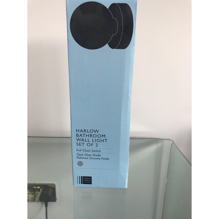 John Lewis Brand new boxed bathroom light 