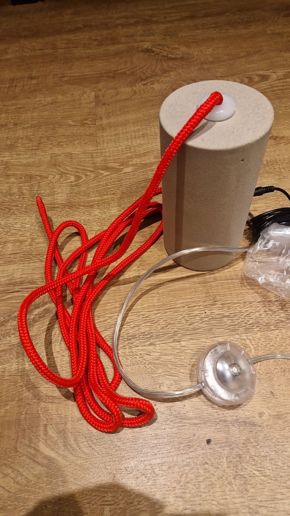 image for John Lewis Fabbian Bungee Full Height Floor Lamp Red