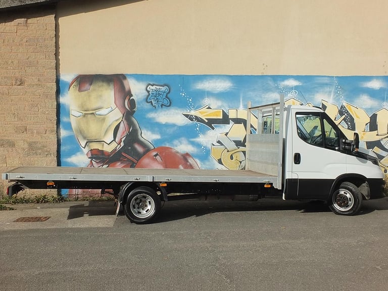 2021 Iveco Daily 35C14 DRW, 16.5 foot 5 metre XL FLATBED with AIR CON