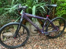 Gravel Bike purple metallic small Adventure Bike totally upgraded many new parts - very Bling