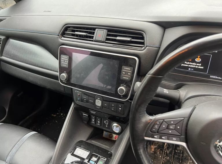 2020 NISSAN LEAF TEKNA ELECTRIC AUTO DAMAGED SALVAGE