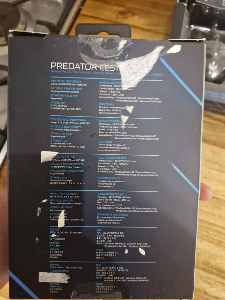 image for Acer Predator Cestus 335 gaming mouse 