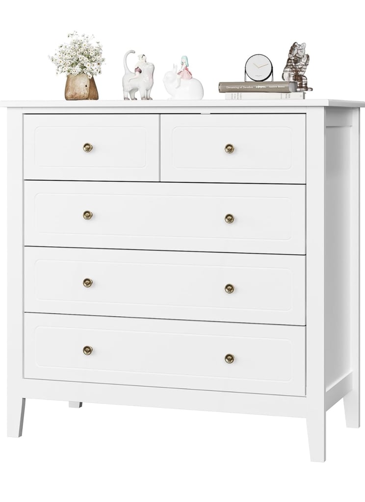 Brand new in box white chest of drawers 