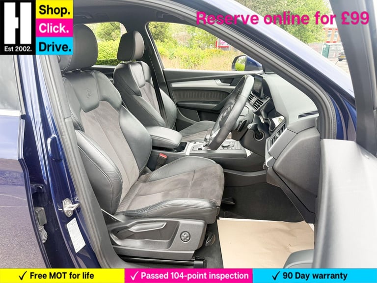 2017 Audi Q5 2.0 TFSI S line S Tronic quattro Euro 6 (s/s) 5dr ESTATE Petrol Automatic