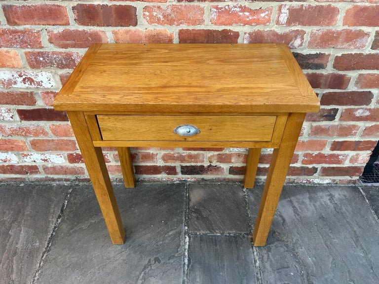Oak Dressing Table with Mirror - Great Condition 