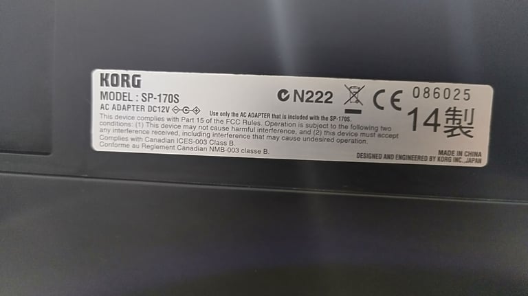 KORG SP-170S DIGITAL PIANO