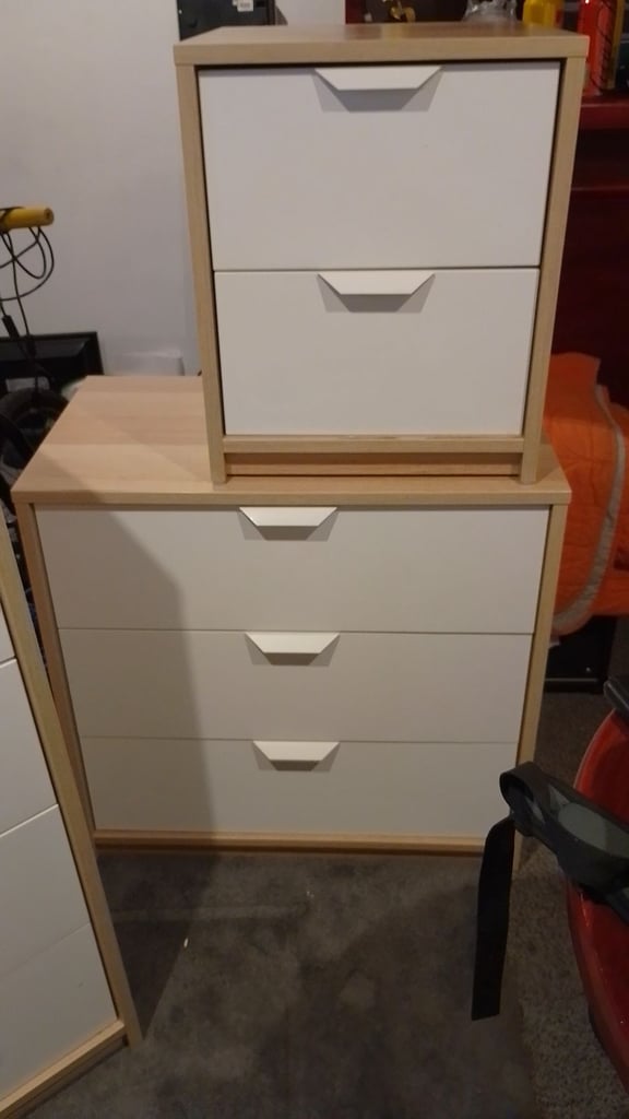 IKEA bedroom chest of drawers 3 piece's 