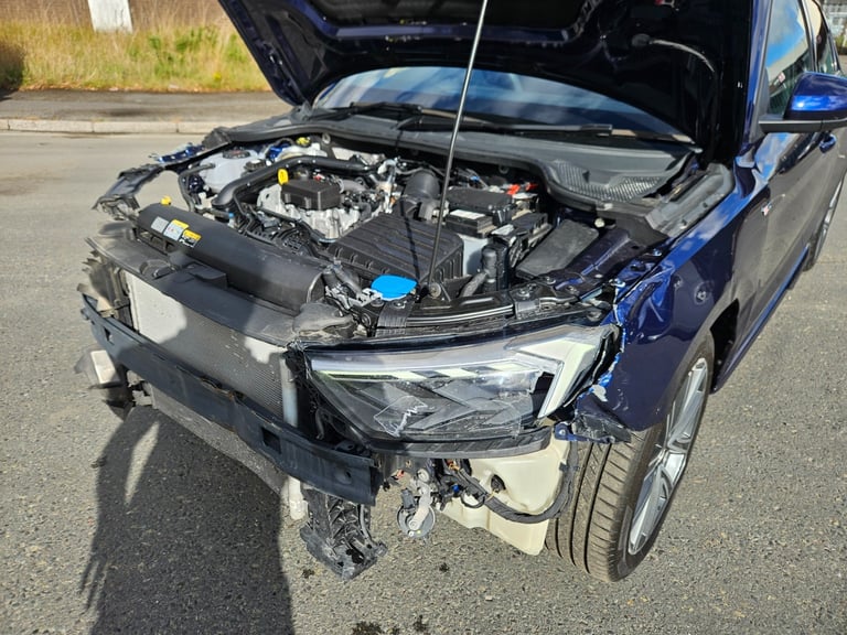 2025 AUDI A1 25 TFSI S Line 5dr S Tronic Auto Blue Damaged Salvage