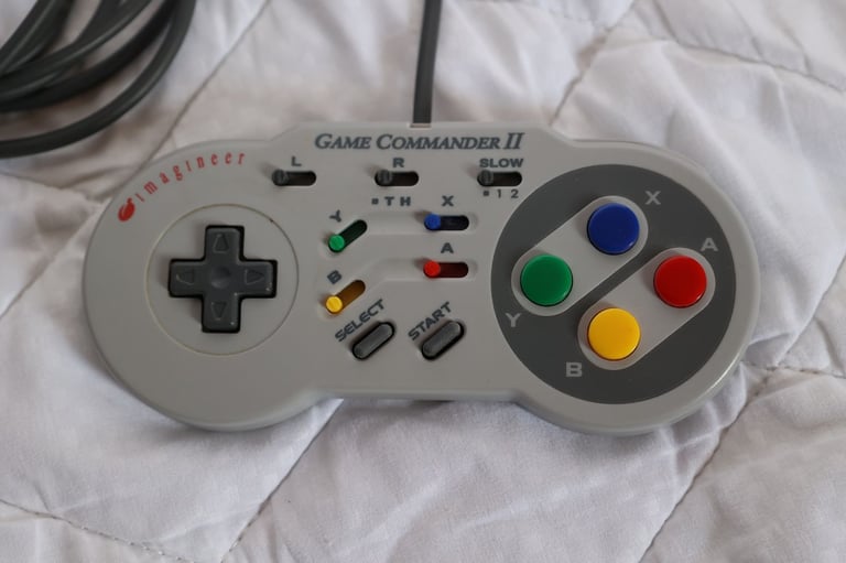 Nintendo SNES Imagineer Game Commander II Joypad/Gamepad – Boxed.