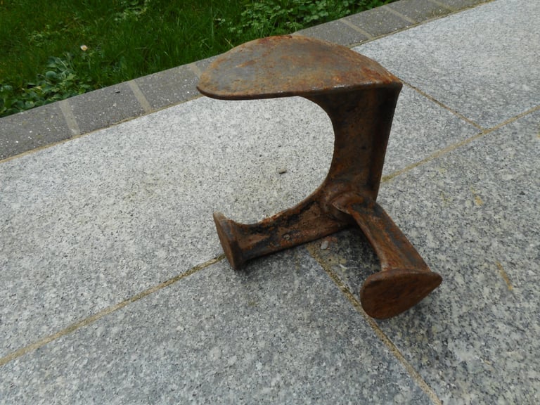 image for Vintage Shoe Last Cobbler Anvil Cast Iron  Titan Door Stop