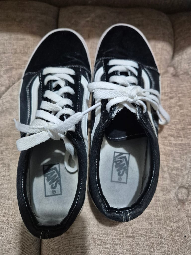 Vans black original men's women's size 7 trainers