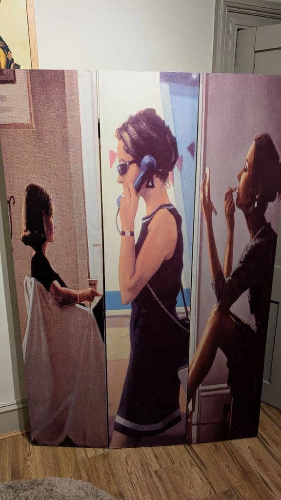 image for Folding pinup art screen/canvas