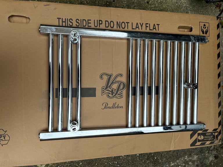 Chrome towel radiator 800high 500wide
