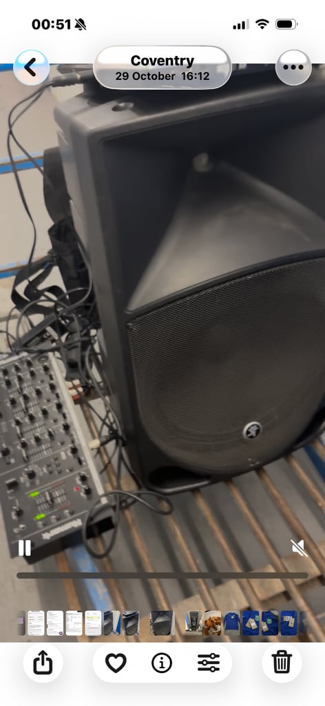 Mackie thump 1000 watt speaker 