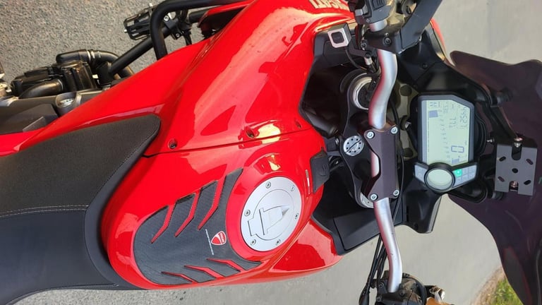 2014 14 DUCATI MULTISTRADA 1200 S HIGH SPEC TOURER LUGGAGE ADVENTURE RED HISTORY