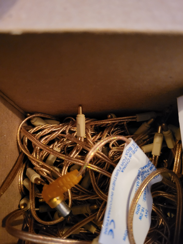 Christmas Lights Gold Micro