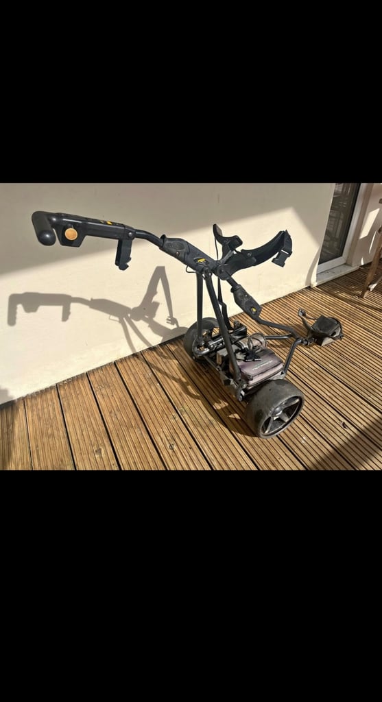 Powakaddy golf trolley with lithium battery and charger