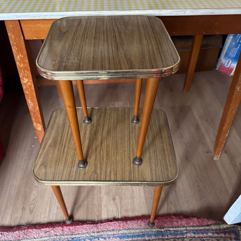 50's 60's nesting coffee tables 