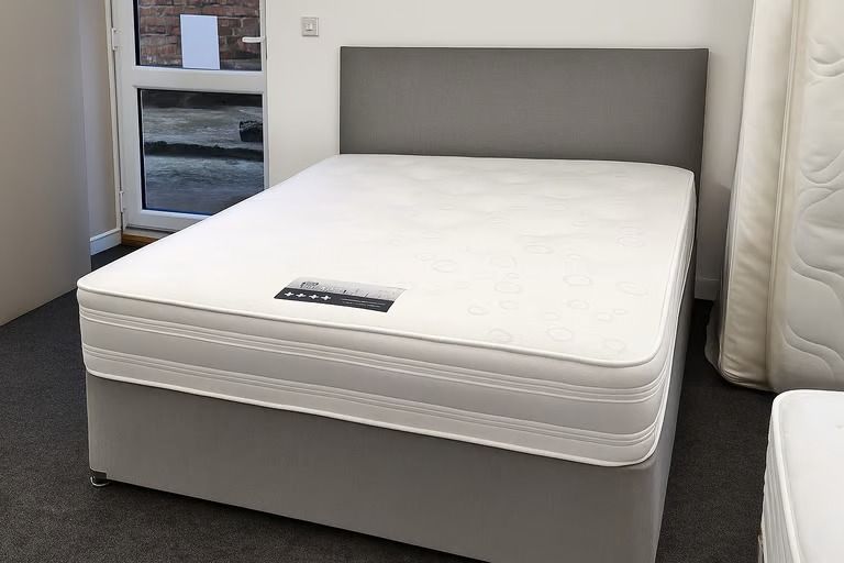 DIVAN 4FT Small Double Bed Base With Mattress & Storage Drawers >> Amazing Price 20% Off >>
