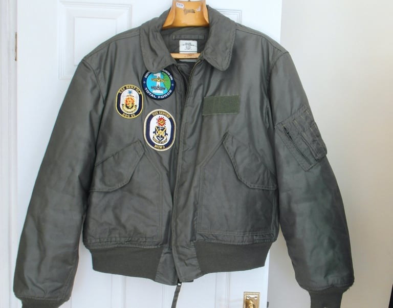 Genuine USN/USAF Pilots Cold Weather JACKET CWU-45/P (MA-2) Issued 'Top Gun'
