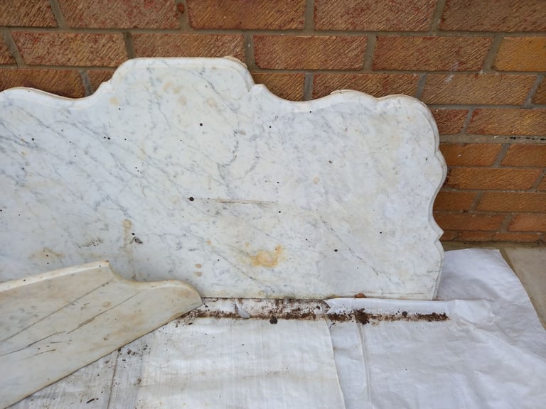 MARBLE FOR FIREPLACE TWO PIECES