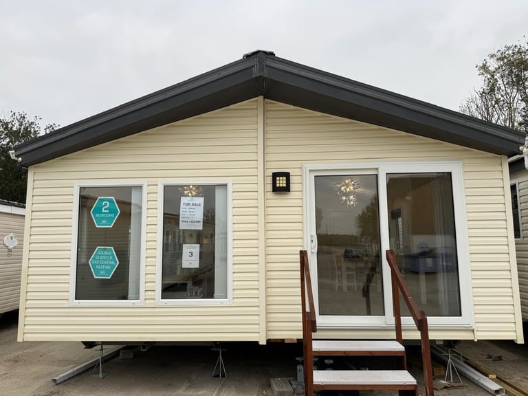 2 Bed Twin Lodge - DG, CH, Bath, Ensuite - Offsite Sale for Own Land, Self Build