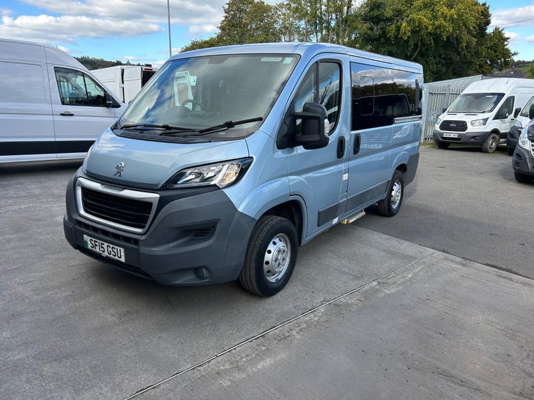 PEUGEOT BOXER 2.2 HDi 333 L1H1 SWB LOW ROOF BUS WHEELCHAIR ACCESS NO VAT Blue Ma