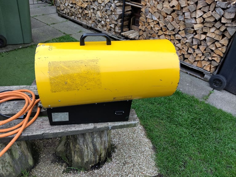 Gas Workshop Heater Propane Space Air Warmer Dual Voltage