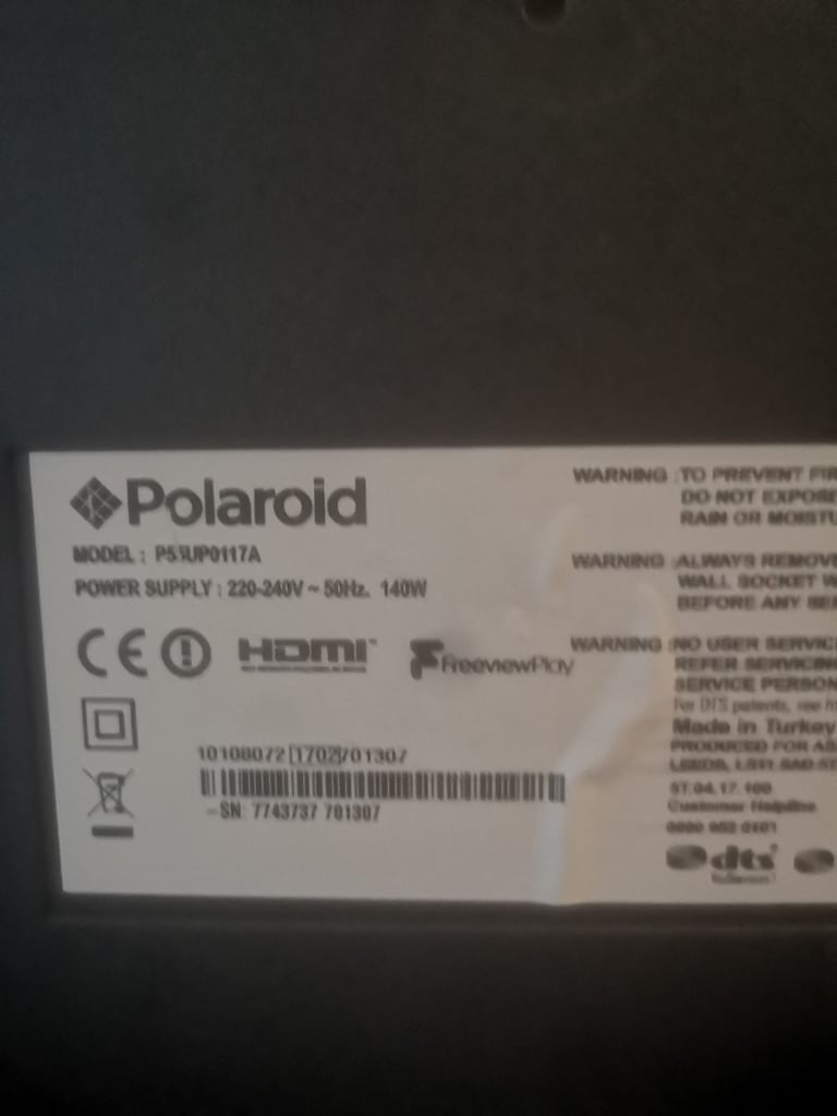 Polaroid Television TV 55 inch Hdmi 