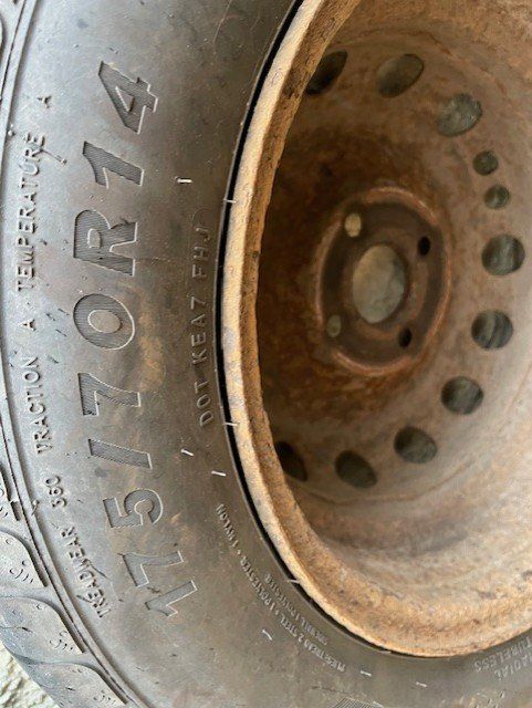 Four x Wheel Trims and Tyres 175/70R14