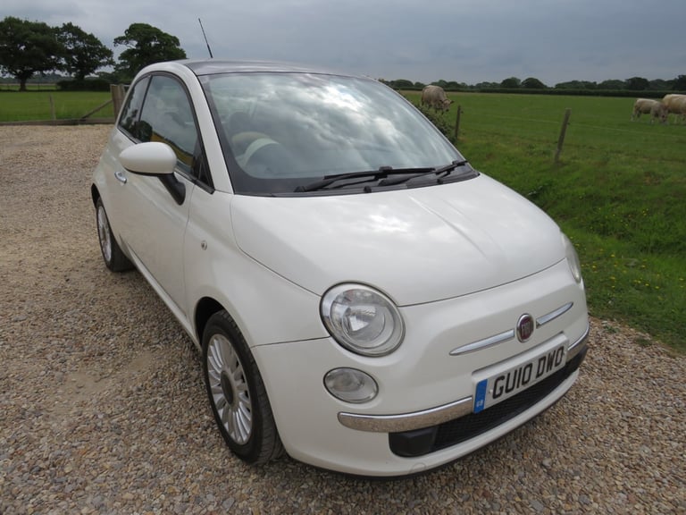 2010 Fiat 500 1.2 LOUNGE 3 DOOR HATCHBACK Petrol Manual