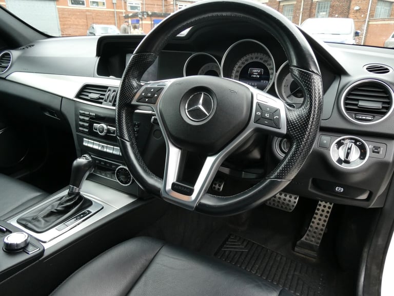 2013 Mercedes-Benz C-Class C220 CDI BlueEFFICIENCY AMG Sport 5dr Auto *GEARBOX OIL+SATNAV+CRUISE+...
