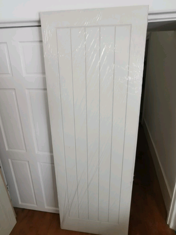 LPD Doors white textured 5vp cottage internal door 1981 x 686 x 35mm