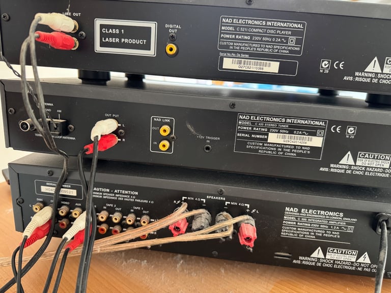 NAD Hifi separates. Amp, Tuner, CD player