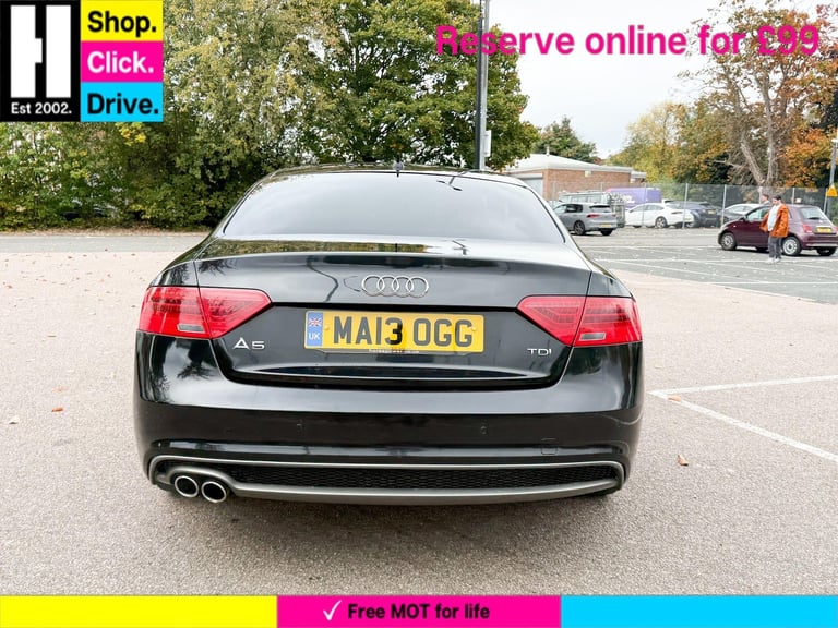 2013 Audi A5 2.0 TDI Black Edition Coupe 2dr Diesel Manual Euro 5 (s/s) (177 ps) COUPE Diesel Manual