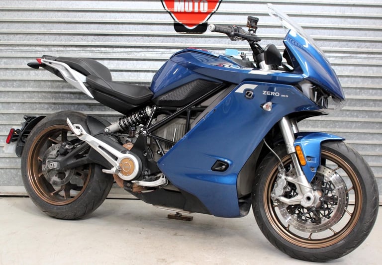 2021 71 ZERO MOTORCYCLES SR/S ZF 14.4 KW ELECTRIC BLUE 6725 MILES NEW MOT TRADE