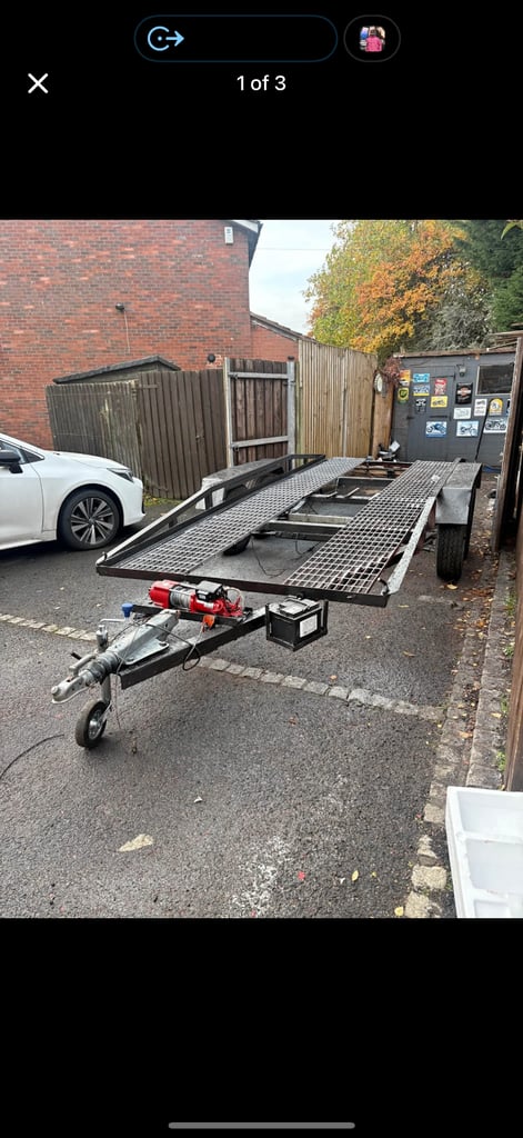 image for Car transport trailer 6 x 15 foot 