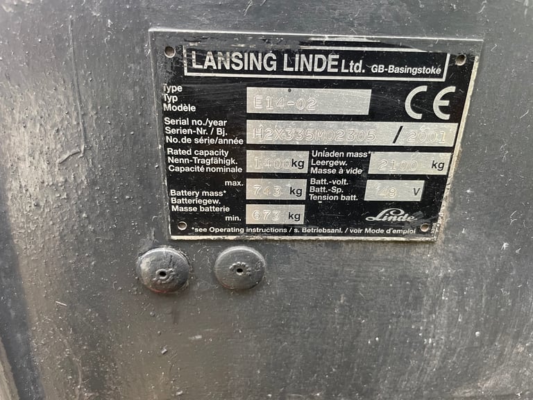 forklift linde