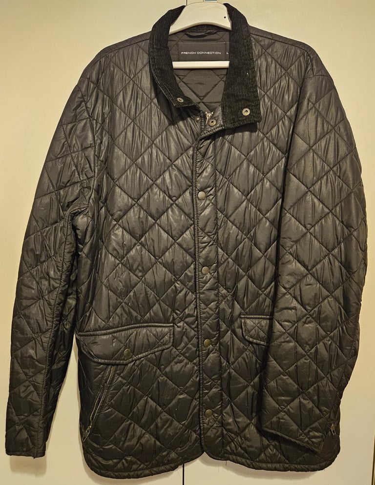 image for French Connection Black Quilted Coat