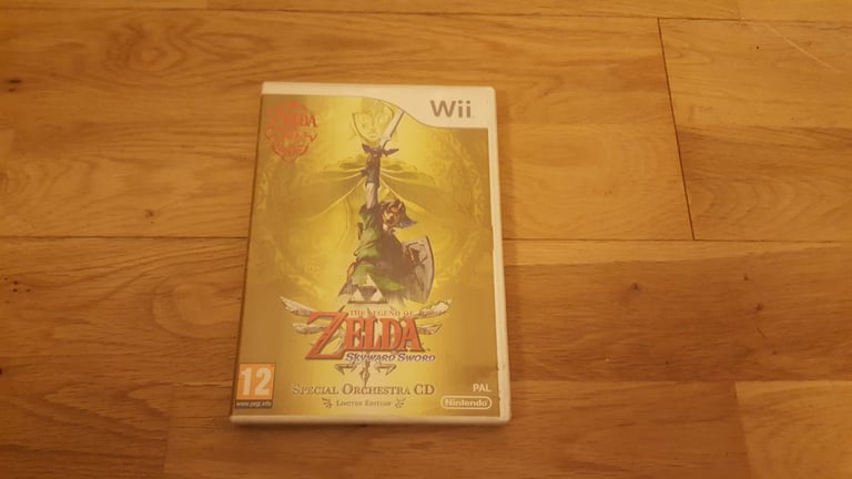 image for THE LEGEND OF ZELDA SKYWARD SWORD Wii GAME & CD LTD EDITION VGC
