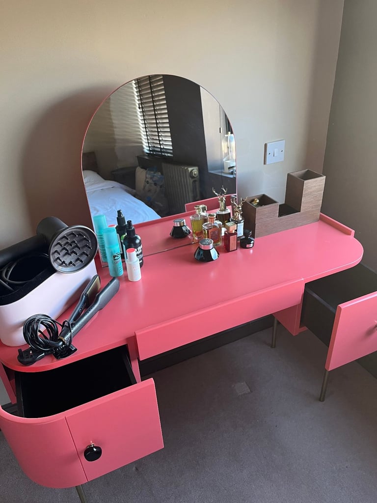 Made. com Tandy Range Dressing Table Coral
