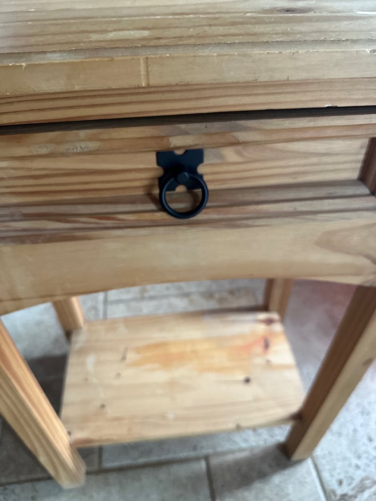 Pine Look Telephone Table Perfect for Upcycling project 💜