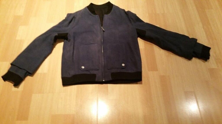  Rare Vintage 90's Designer BALENCIAGA PARIS Stylish Wool & Silk Warm Bomber Jacket. Size : 54 ( S )