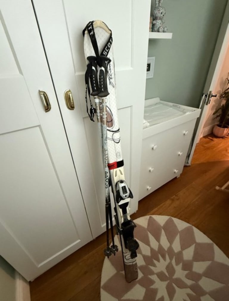 image for Atomic Skis Model A102750 & Scott Ski Poles