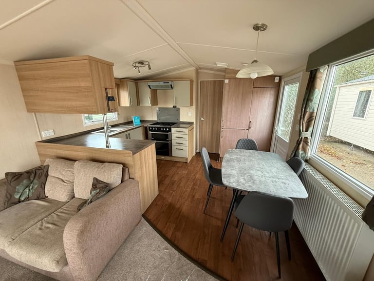 2 Bed Static Caravan 38x12 - DG + CH - Offsite - Private Land, Self Build