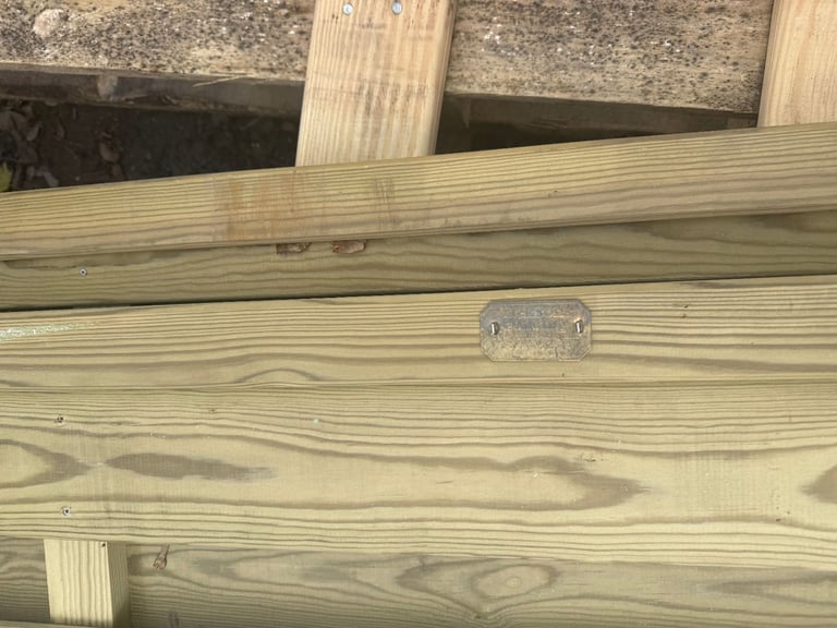 2 x Jacksons Fencing 0.91 m High (3FT) x 1.83 m Wide Horizontal Hit + Miss Fence Panels