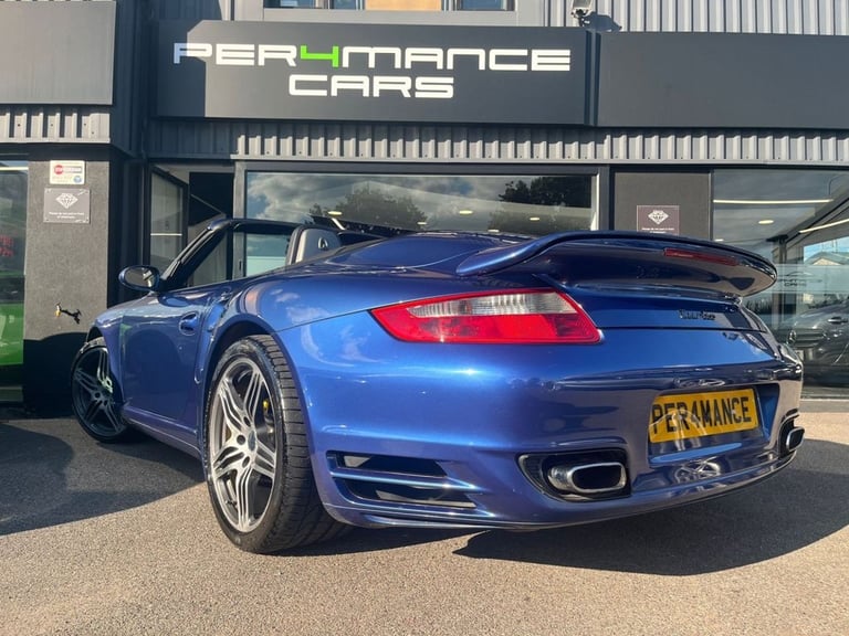 2007 57 PORSCHE 911 3.6 997 TURBO CABRIOLET 2DR PETROL TIPTRONIC S AWD (328 G/KM